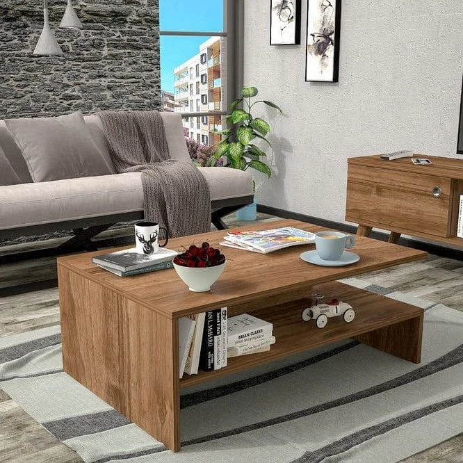 ترابيزة انترية 90×50 سم – بنى – TA016