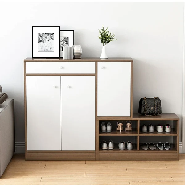 جزامة 3 ضلفة 110×140 سم – ابيض بني – G-335