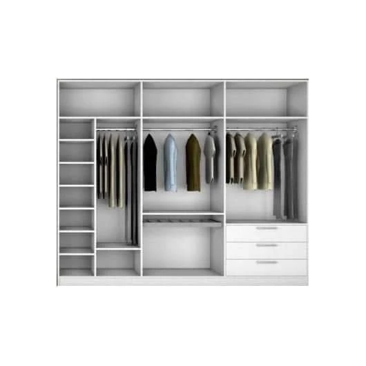 دريسنج مفتوح مقاس 200*220 ابيض – كود DS002